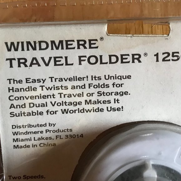 Windmere Travel Hair Dryer Vintage New - Picture 8 of 8